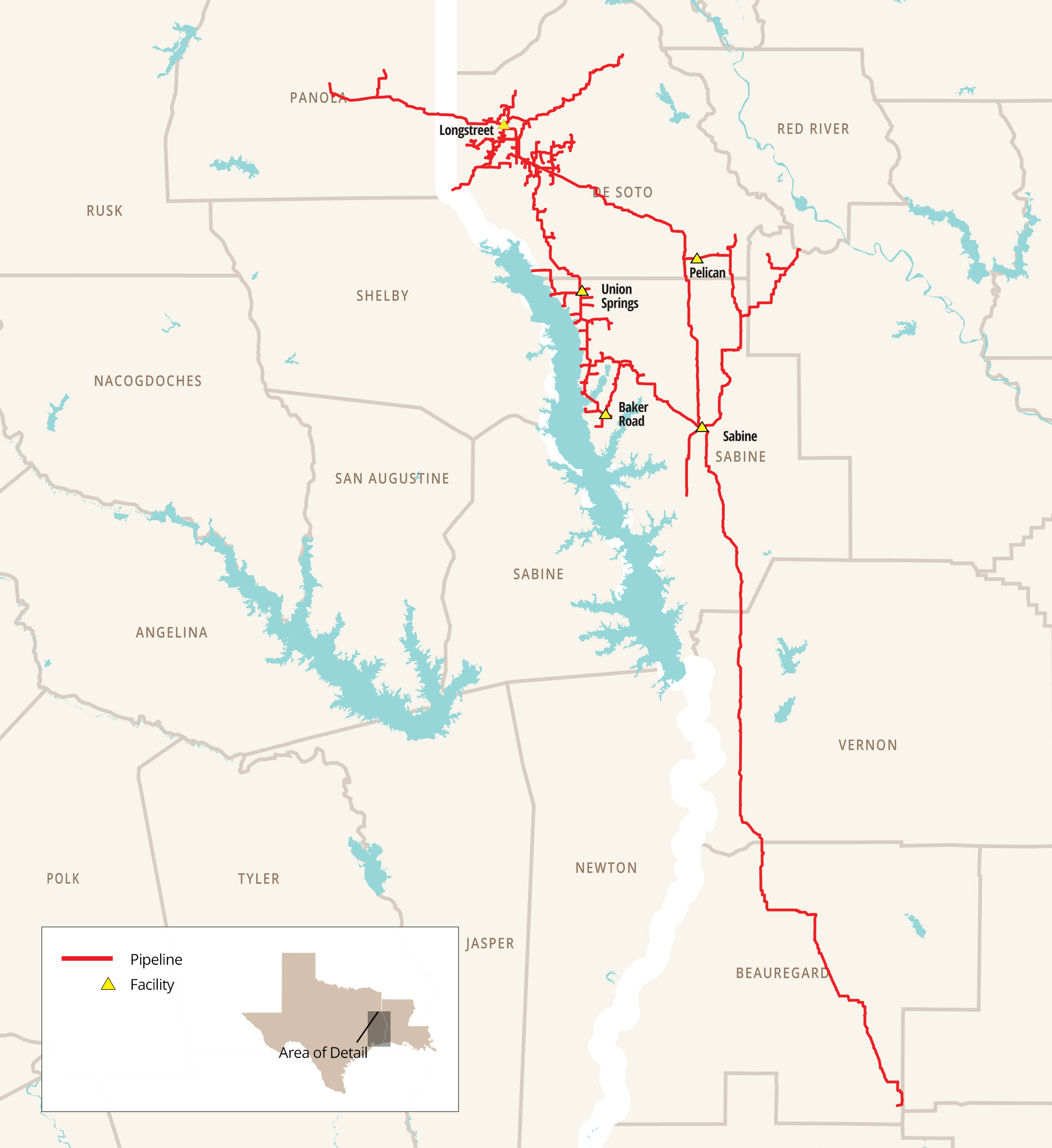 Map of M5 Assets