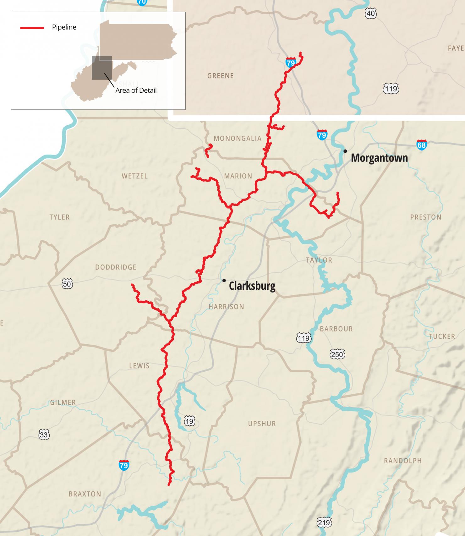 Map of AGSSGS