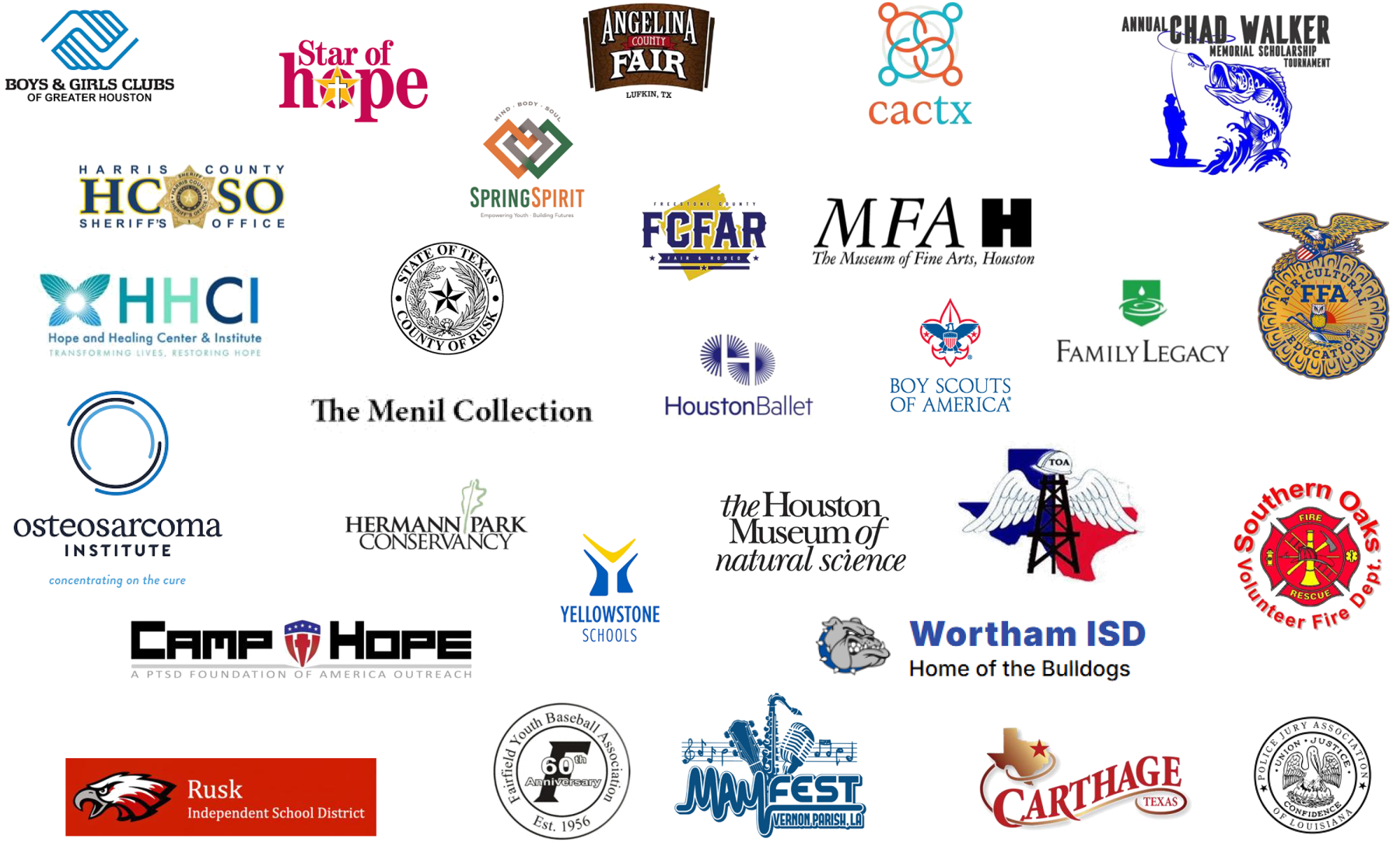 Organizations we support