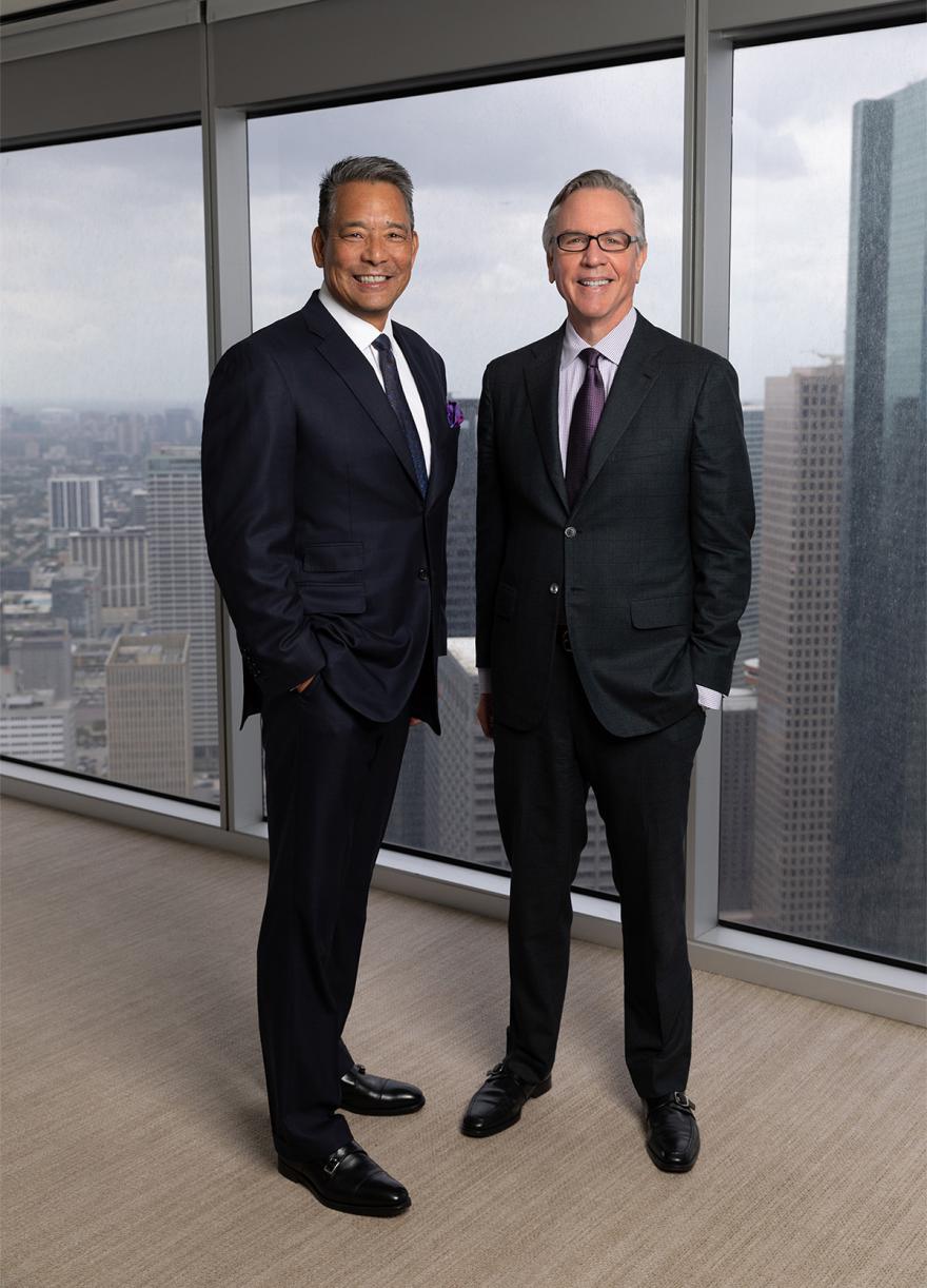 Frank D. Tsuru, Chief Executive Officer, and William E. (Bill) Pritchard III, Chairman